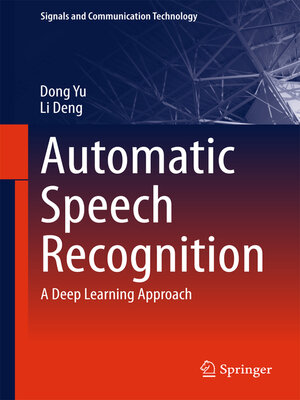 cover image of Automatic Speech Recognition